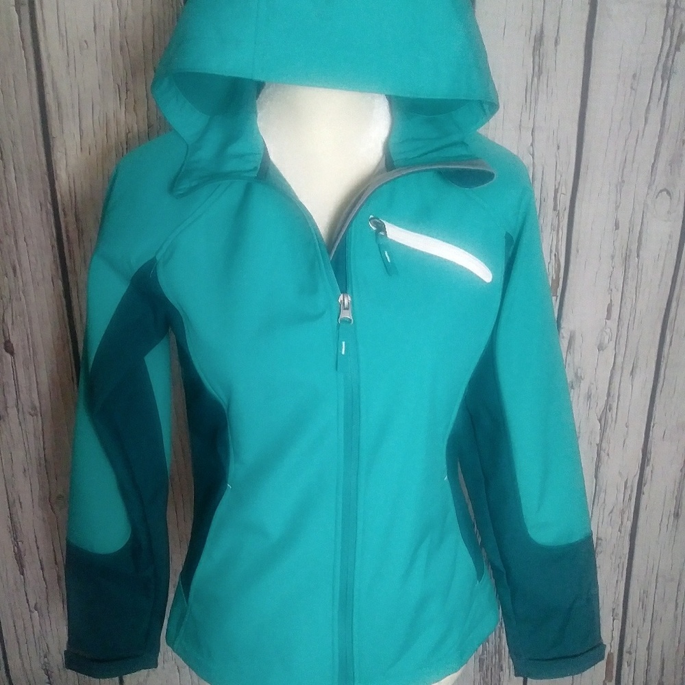 Free Tech Women’s Teal Thermal Softshell Jacket XS